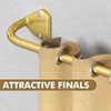 GXOACKJ Gold Wrap Around Curtain Rods for Windows 28 to