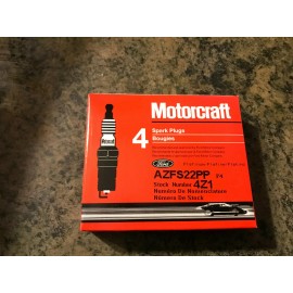 Motorcraft (4) Motorcraft AZFS22PP Ignition Spark Plugs 1995-96 Mercury Mystique & Contour