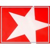 Aricona Türkiye National Flag with Brass Eyelets, Weatherproof Flag for