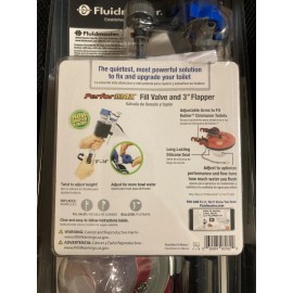 Fluidmaster K-400H-040 Universal Fill Valve. Toilet Flapper Repair Kit
