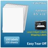 LabelMore 100 Sheets, Printable Sticker Paper, 8.5" x 11" Sticker
