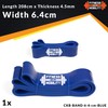 Blue 6.4 cm 27-68 kg Resistance Bands Fitness Bands Training