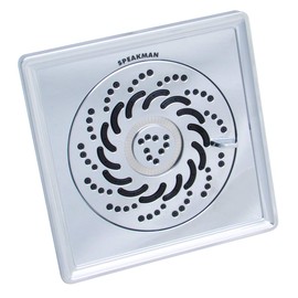 Speakman S-5002-E2 Rainier Exhilaration High Pressure Fixed Shower Head, 2 GPM, Polished Chrome