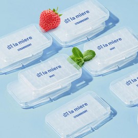 LA MIERE 8 Packs Pre-Cut Food Grade Dental Wax Orthodontic Wax Braces Wax Shield Lips & Gums Dental Teeth Braces Wearer Mint & Strawberry