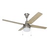 Litex Industries UBW48BC4L Wakefield Collection Ceiling Fan, Brushed Chrome