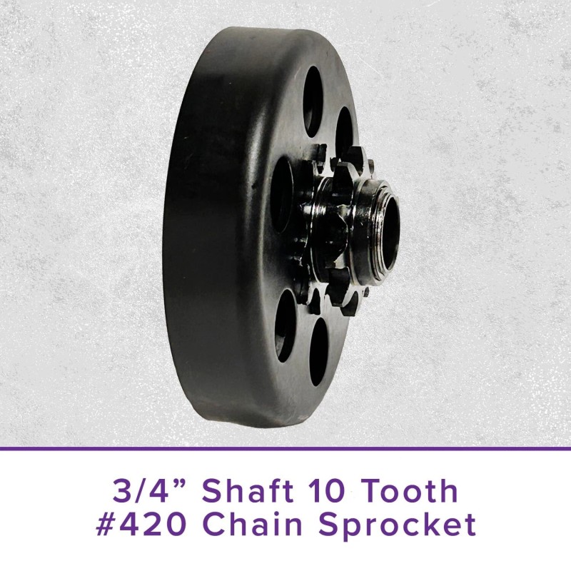 AlveyTech Clutch Assembly with 3/4" Shaft & 10 Tooth #420