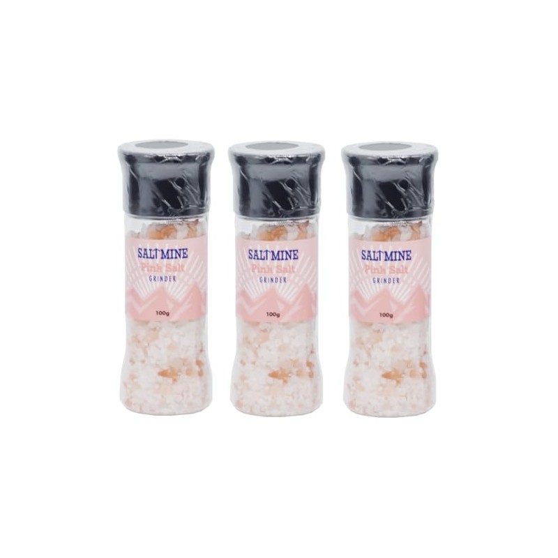 12x Saltmine Grinder - Pink Salt - 100g