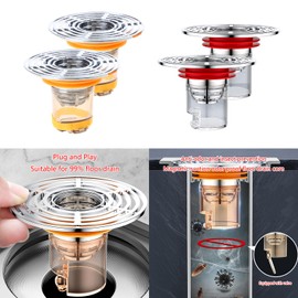 Anti-Odor Floor Drain Effective Bathroom Drain Deodorizer Floor Drain Strainer Unleash Freshness in Your Bathroom Bathroom Floor Drain Bathroom Floor Drain Deodorizer