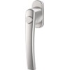Roto Window Handle Line Natural Silver with Push Button