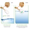 Float Valve 1/2 inch, Brass Water Float Valve with Adjustable