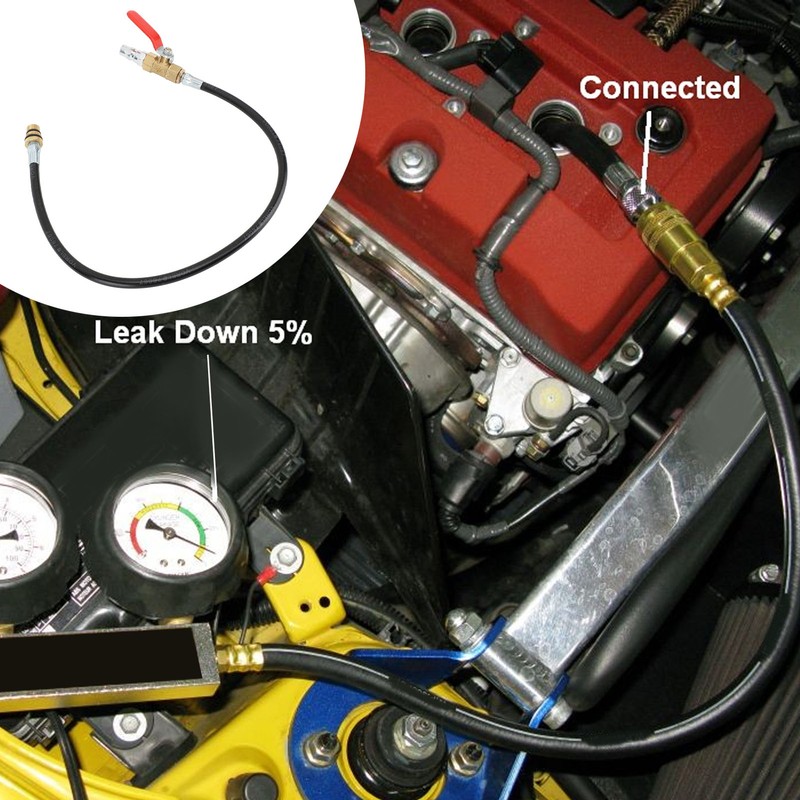 Engine Air Valve Holder Cylinder Leakage Testing Assistant Tool with