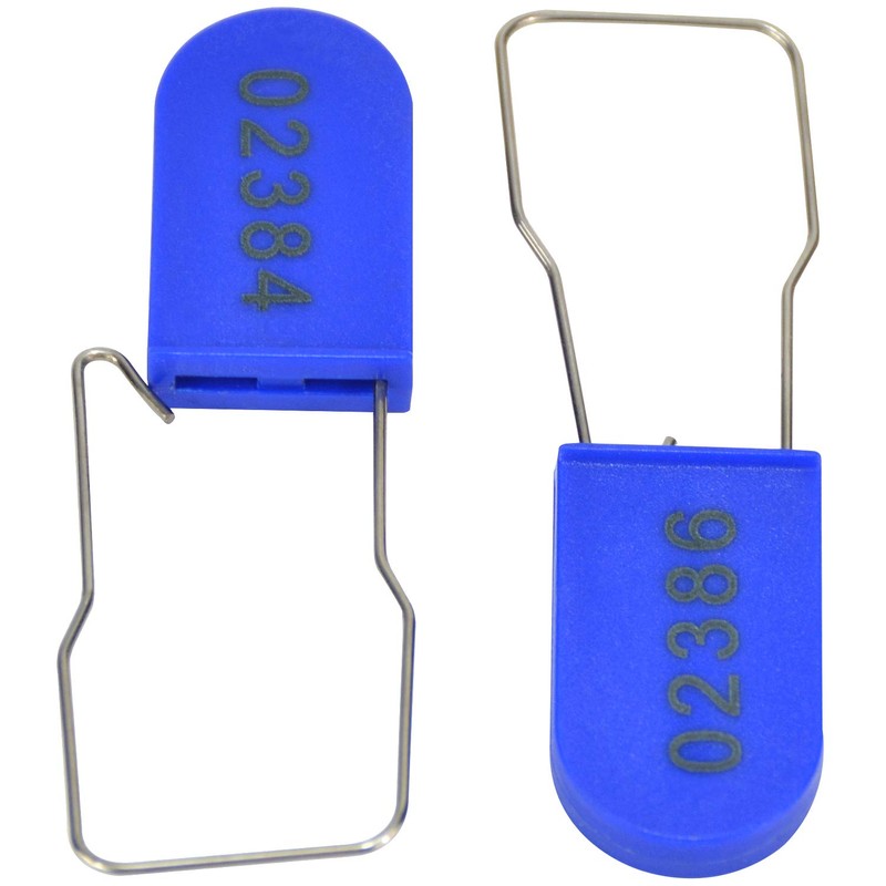 Plastic Wire Padlocks Numbered Security Seal Plastic Padlock Electric Meter