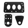 Motorcycle License Mount Plate Holder Bracket Side Mounted Tail Light