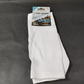 Fox River Liner Base Layer ULW Crew Sock Size AT Men's 5-12.5 White 4476 Sta-Dri