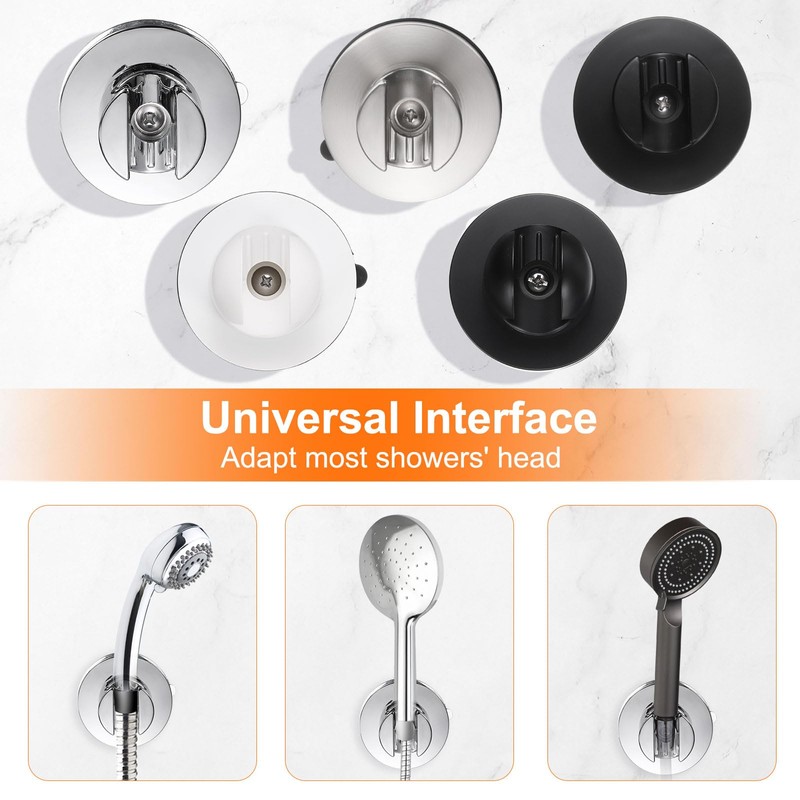 uxcell Shower Head Holder, Suction Cup Shower Head Holder, Handheld