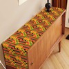 Nepnuser African Print Table Runner Juneteenth Decorations Kwanzaa Kente National