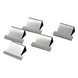 Viwanda Stainless Steel Clips for Paper Clippers, Size 6.4 mm, Pack of 100, Holds up to 40 Sheets of Paper