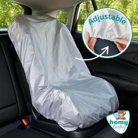 HOMYBABY® Anti-Thermische Abdeckung für Baby-Autositz- Anti-UV - Universale Passform - Für Gruppen 0 1 2 3 (1, Universalgröße)