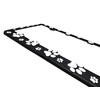 Made in USA 3D Raised Paws Custom Designed License Plate