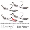 Harmony Fishing - Razor Series Underspin Swimbait Hooks (4 Pack