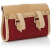 Basil Saddle Bag – Saddlebag, Unisex, Satteltasche Portland-Saddlebag, dunkelrot