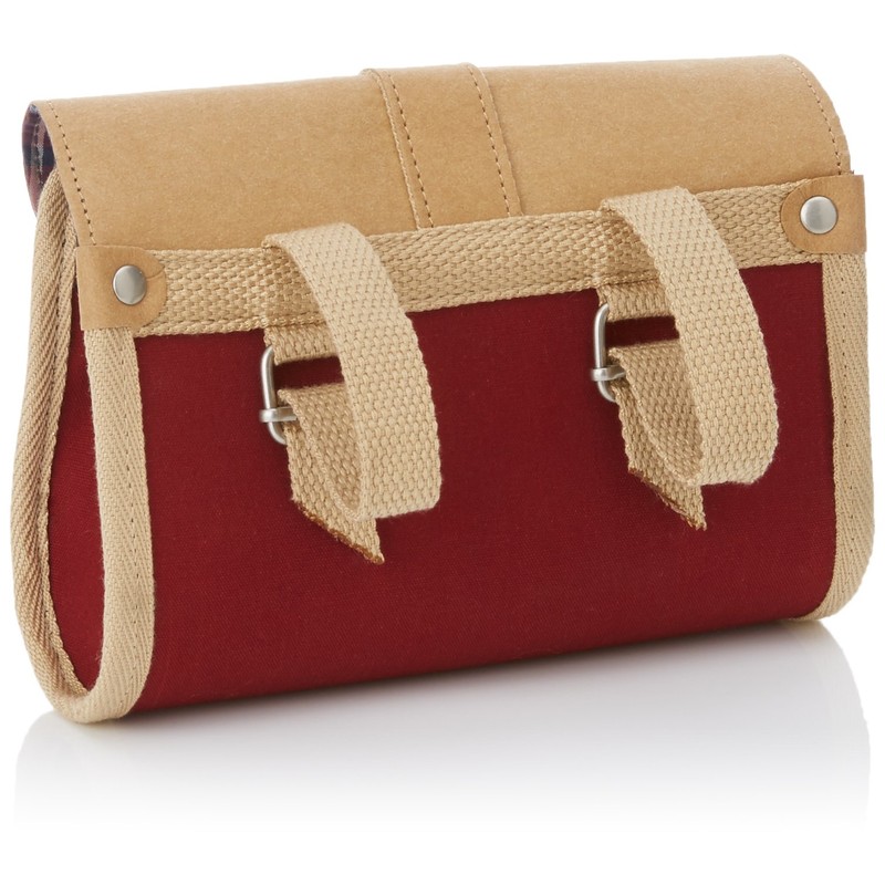 Basil Saddle Bag – Saddlebag, Unisex, Satteltasche Portland-Saddlebag, dunkelrot