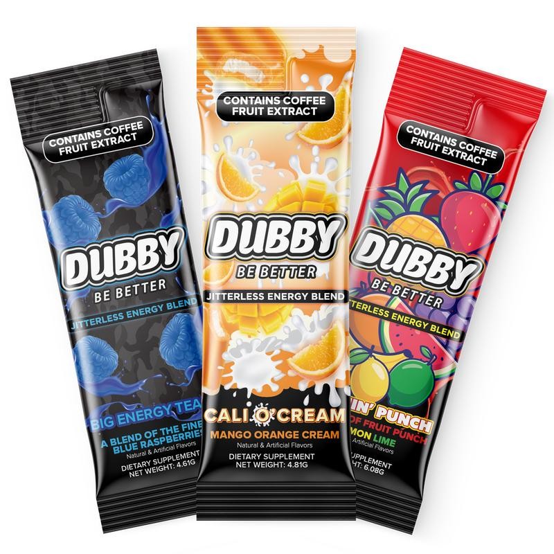 Dubby Energy Energy Drink Sampler Pack - 3 Assorted Flavors