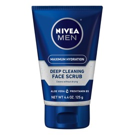 NIVEA FOR MEN Original, Deep Cleaning Face Scrub 4.4 oz (Pack of 6)