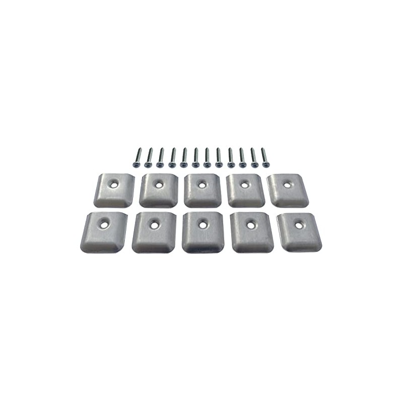 10 Pack RV Camper Trailer Aluminum Extrusion Flat End Cap