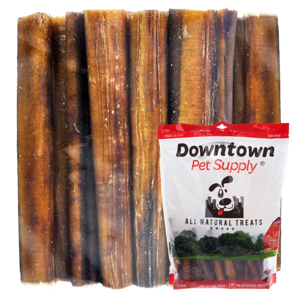 Downtown Pet Supply Bully Sticks for Dogs (6", 10-pack, Jumbo)