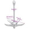 TREATLIFE HOME Portable Folding Anchor for Secure Water Adventures, Durable