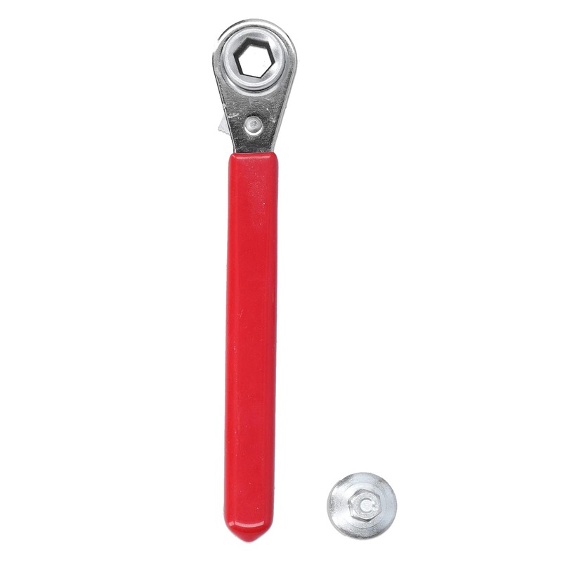 Shkalacar Ratchet Spanner, Battery Terminal Ratchet Wrench with 5/16in 10mm