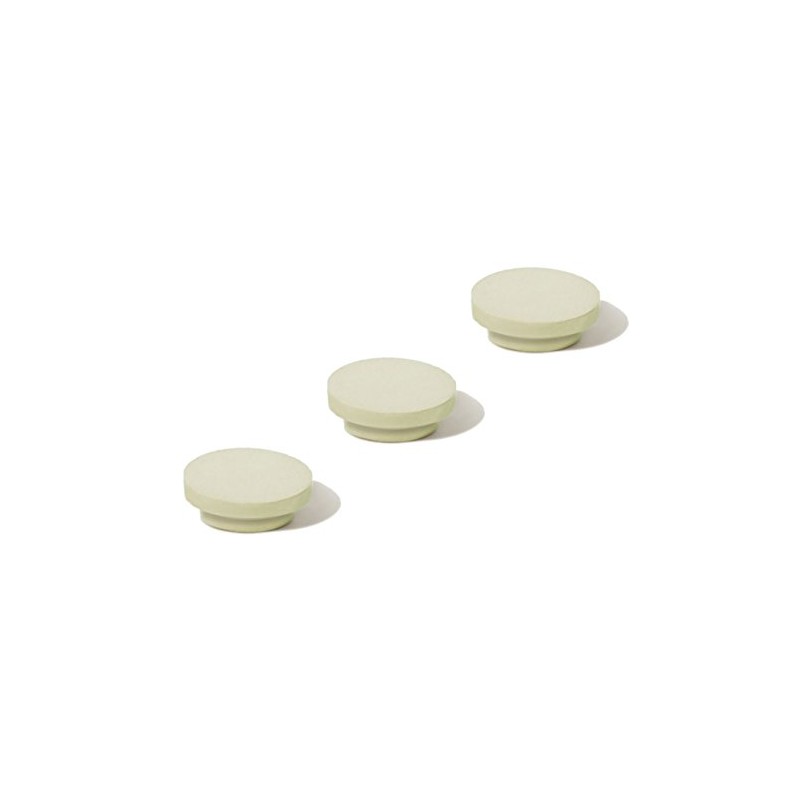 Soil Diatomaceous Earth Aroma Pot Plate, Green, Set of 3