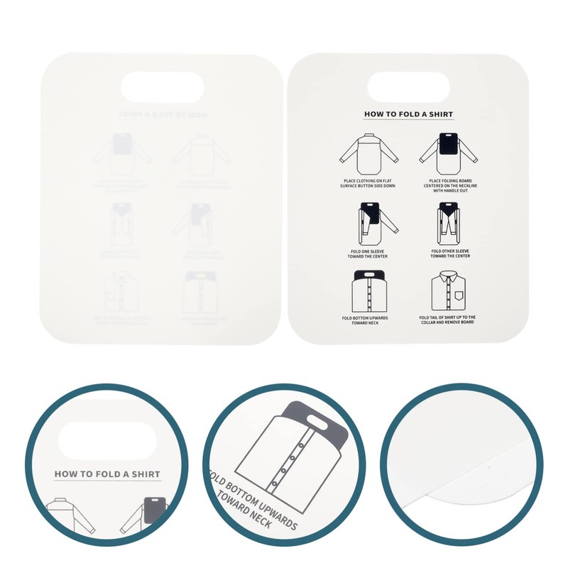 LIFKOME 2 Pcs Clothes Folding Board T Shirts Clothes Folder