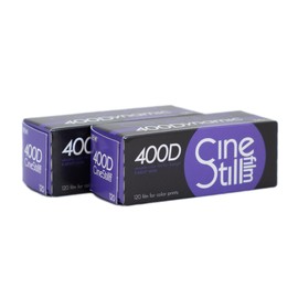 CineStill 400D Color Negative Film, 120, Set of 2