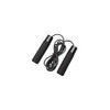 Endurance Unisex skipping rope with weight 1001 black, one size