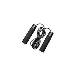 Endurance Unisex skipping rope with weight 1001 black, one size