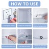 Realjoy 11 Pcs Fridge Drain Hole Cleaning Tool,Reusable Fridge Dredger