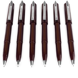 Pentel JM20 Stylo Disposable Fountain Pen - Grey Ink (Pack of 6)
