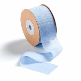 MORSUNBELA Ribbon Blue 1.5 Inch x 25 Yd Wide Chiffon Ribbon Wedding Ribbon Gift Ribbon Sky Blue Grosgrain Ribbon Ribbon for Gift Wrapping