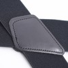 Men’s Heavy-Duty 2-Inch X-Back Suspenders with Adjustable Elastic Straps and