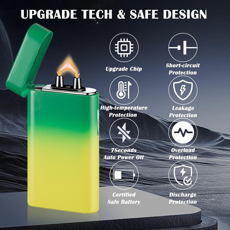 RSBYE Electric Torch Lighter Rechargeable Arc Lighter USB C Electronic