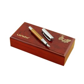 Lanxivi Fountain Pen Wood Grain Color Corrugation Pattern Wooden Gift Box