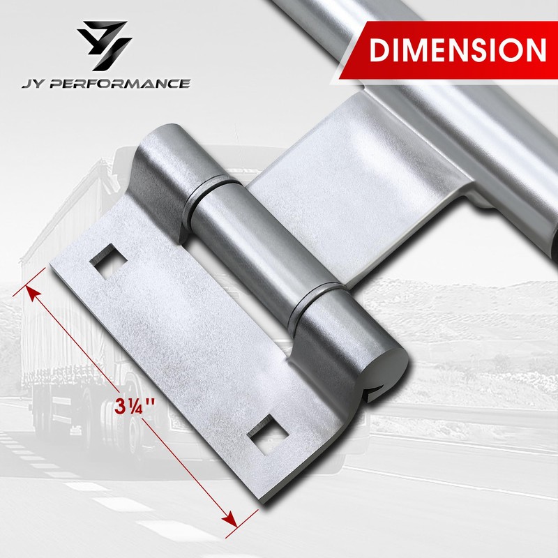 JY PERFORMANCE 36'' Trailer Swing Door Hinged Cam Bar Lock