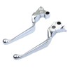 Vkinman Chrome Hand Levers Brake Lever + Clutch Lever Replacement