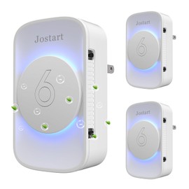 JOSTART- Air Ionizers (3 Pack）- Plug In Air Purifier for Home,Quiet Air Freshener for Home, Bedroom, Office, Basement,Portable Air Purifier Odor, Smoke, Dust, Pet Smell,Mini Air Cleaner
