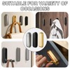 4pcs Foldable Wall Hooks for Hanging - Zinc Alloy Multi