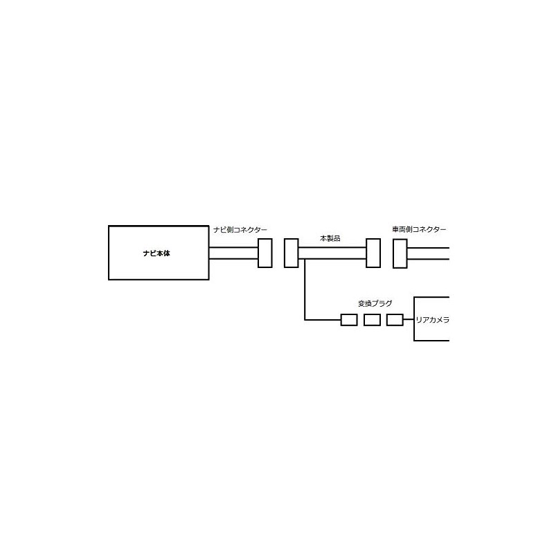 (DCI-01-20P) Daihatsu NMCK-W66D (N204) Backup Camera Connection Cable DCI-01-20P