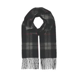 FRAAS Cashmere Blend Scarf - 28 x 180 cm - Plaid Stole for Women - The Plaid, black