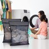 OTraki Laundry Net, Black, 2 Pieces, Laundry Net, 23.6 x